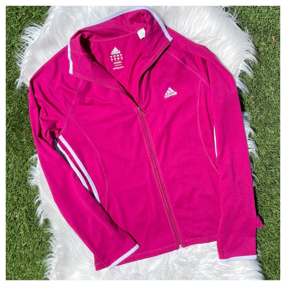 (FINAL💲) Magenta Adidas Jacket